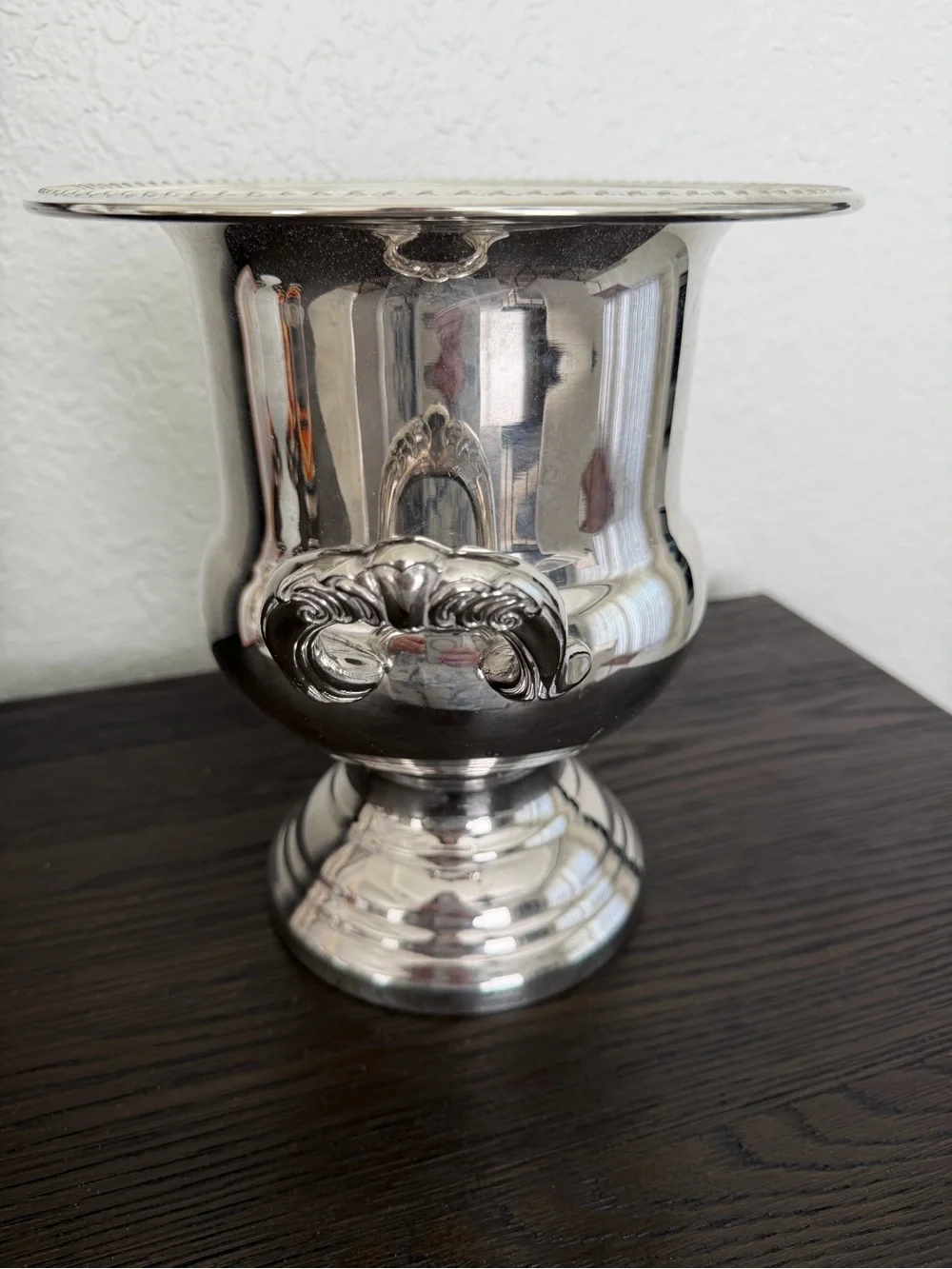 Vintage Sheridan Silverplate Trophy Style Champagne Wine Chiller Ice Bucket